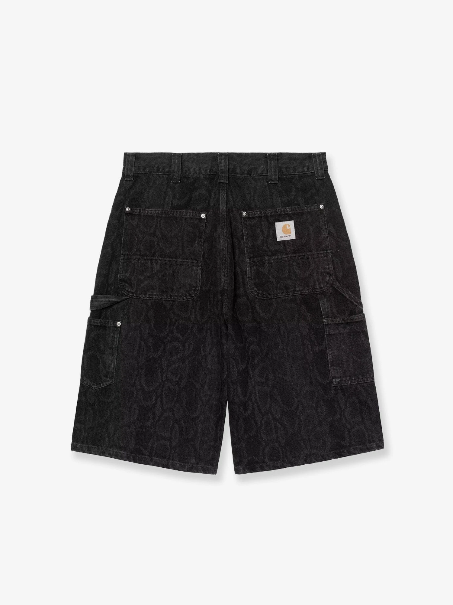 OG Double Knee black denim bermuda shorts.webp