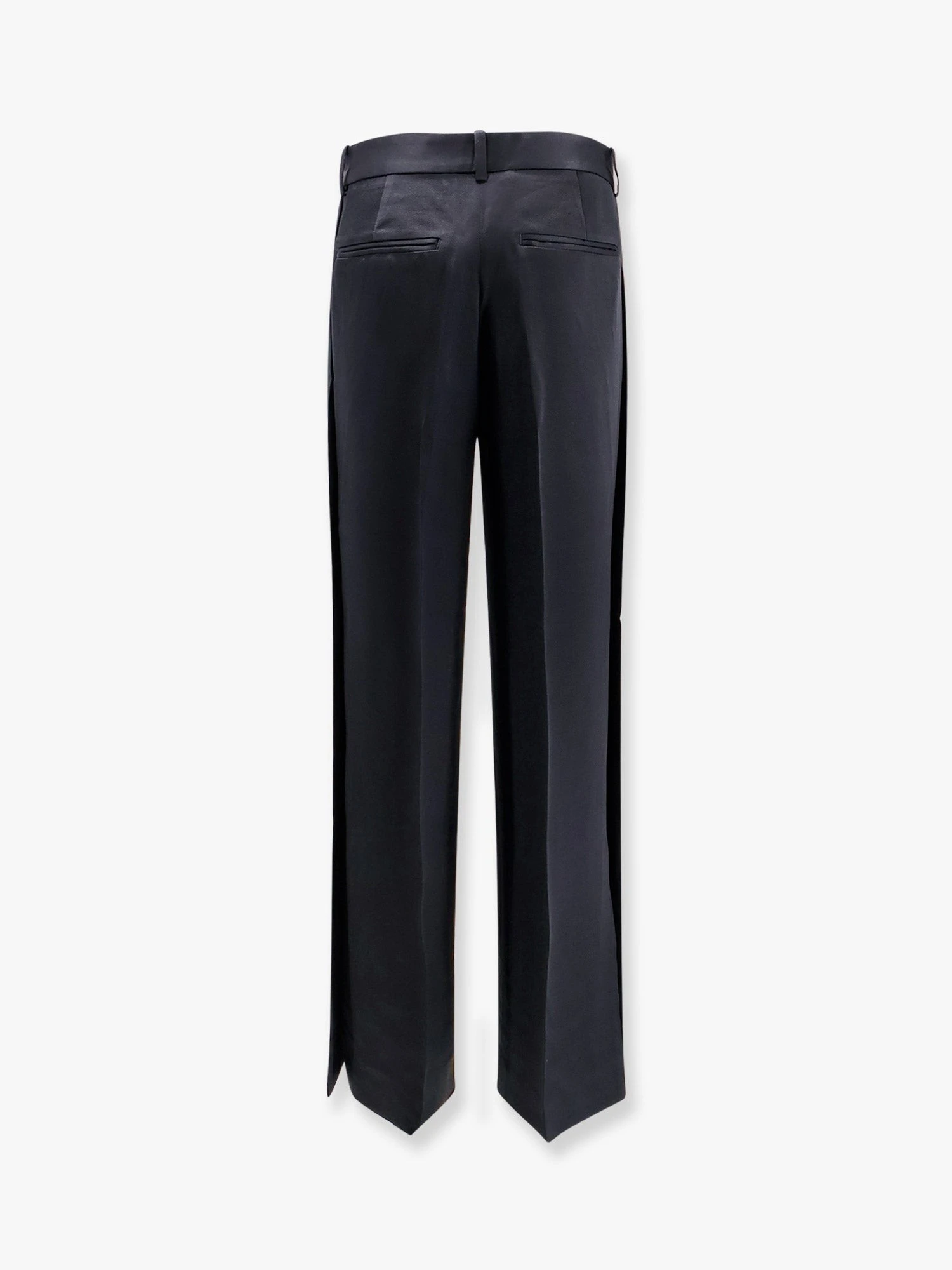 Viscose blend trouser with slits.webp