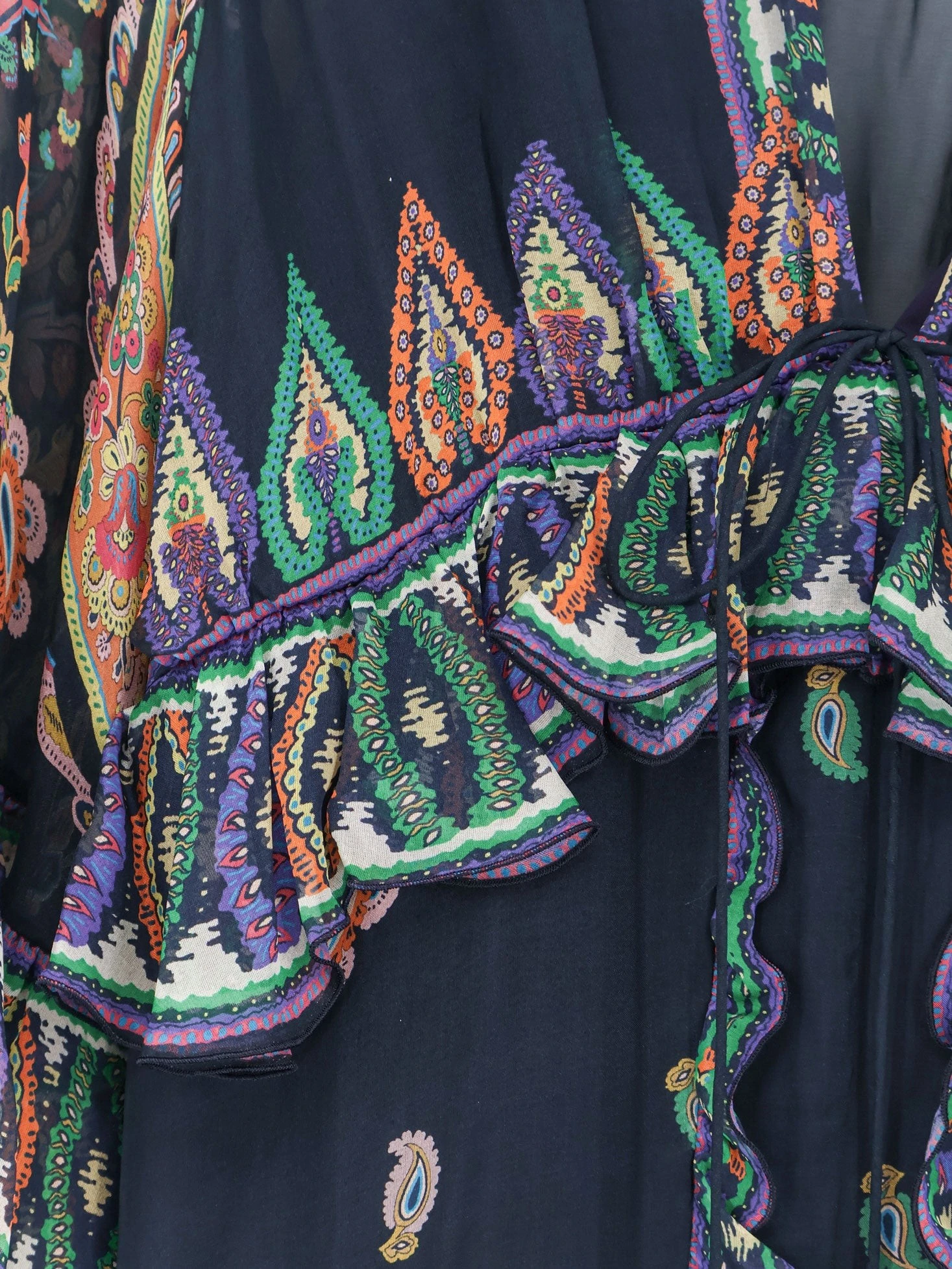 Multicolor silk long dress.webp