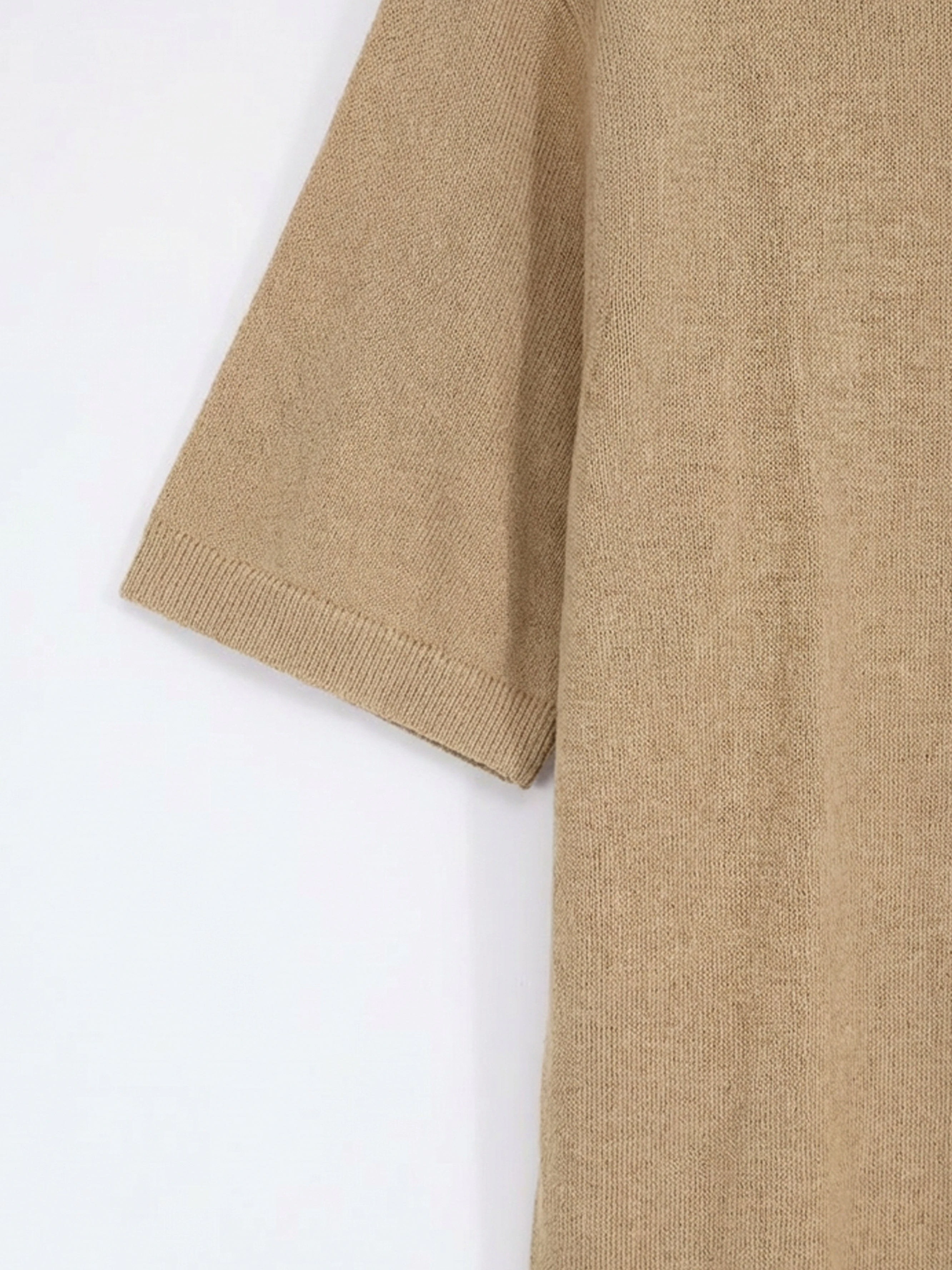 Linen and cotton blend polo shirt.webp