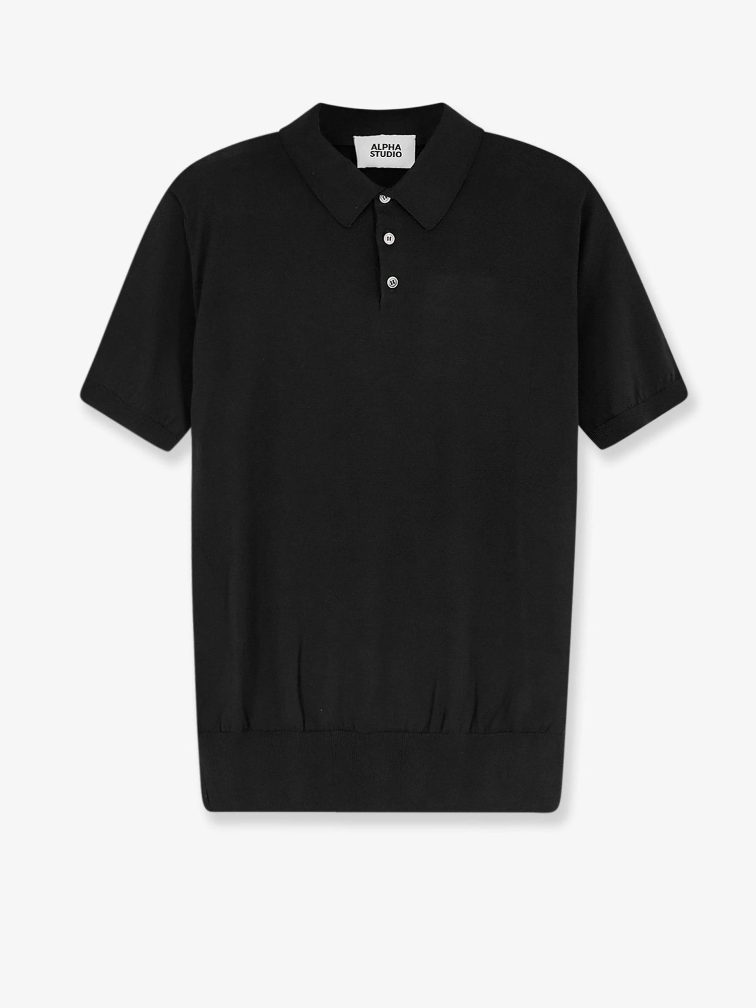 Cotton and silk blend polo.webp