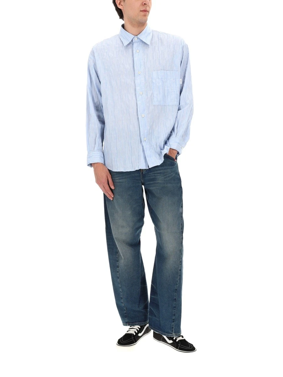 CAMICIA IN COTONE "CRINCKLE".webp