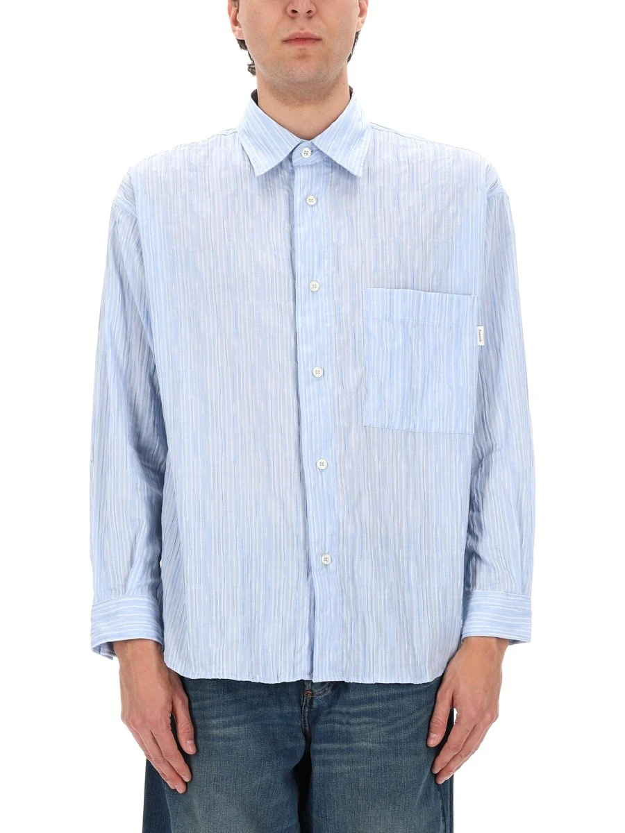 CAMICIA IN COTONE "CRINCKLE".webp
