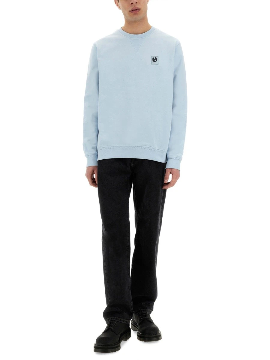 SWEATSHIRT WITH LOGO PATCH.webp