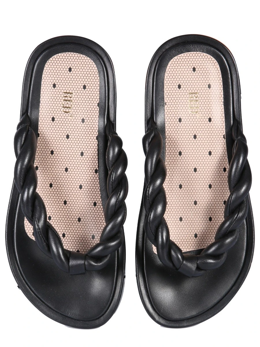 LEATHER SLIDE SANDALS.webp