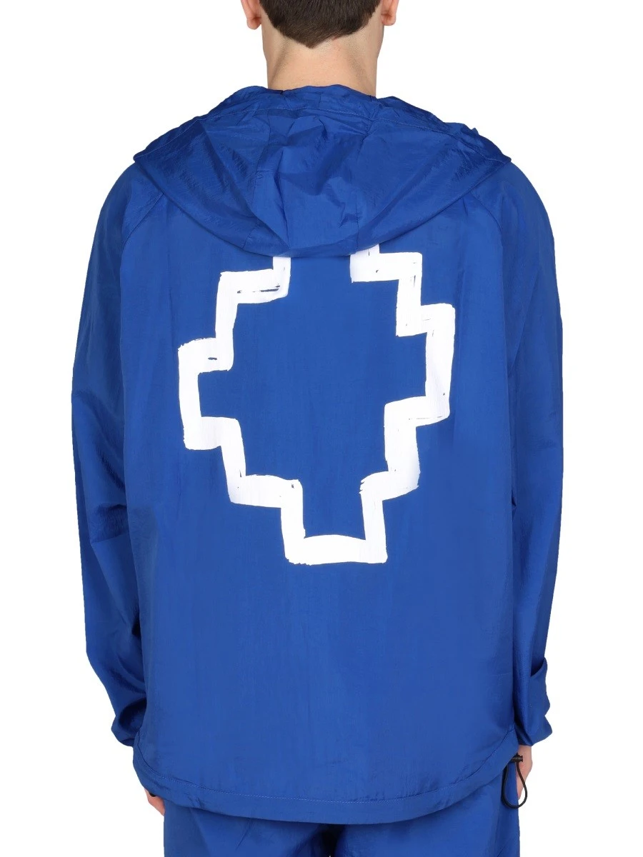 CROSS PRINT WINDBREAKER JACKET.webp