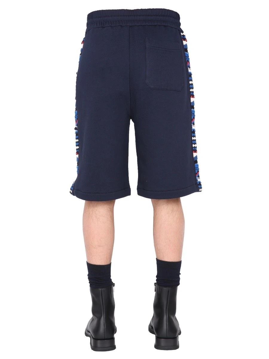 EMBROIDERED LOGO AND JACQUARD INSERT BERMUDA.webp