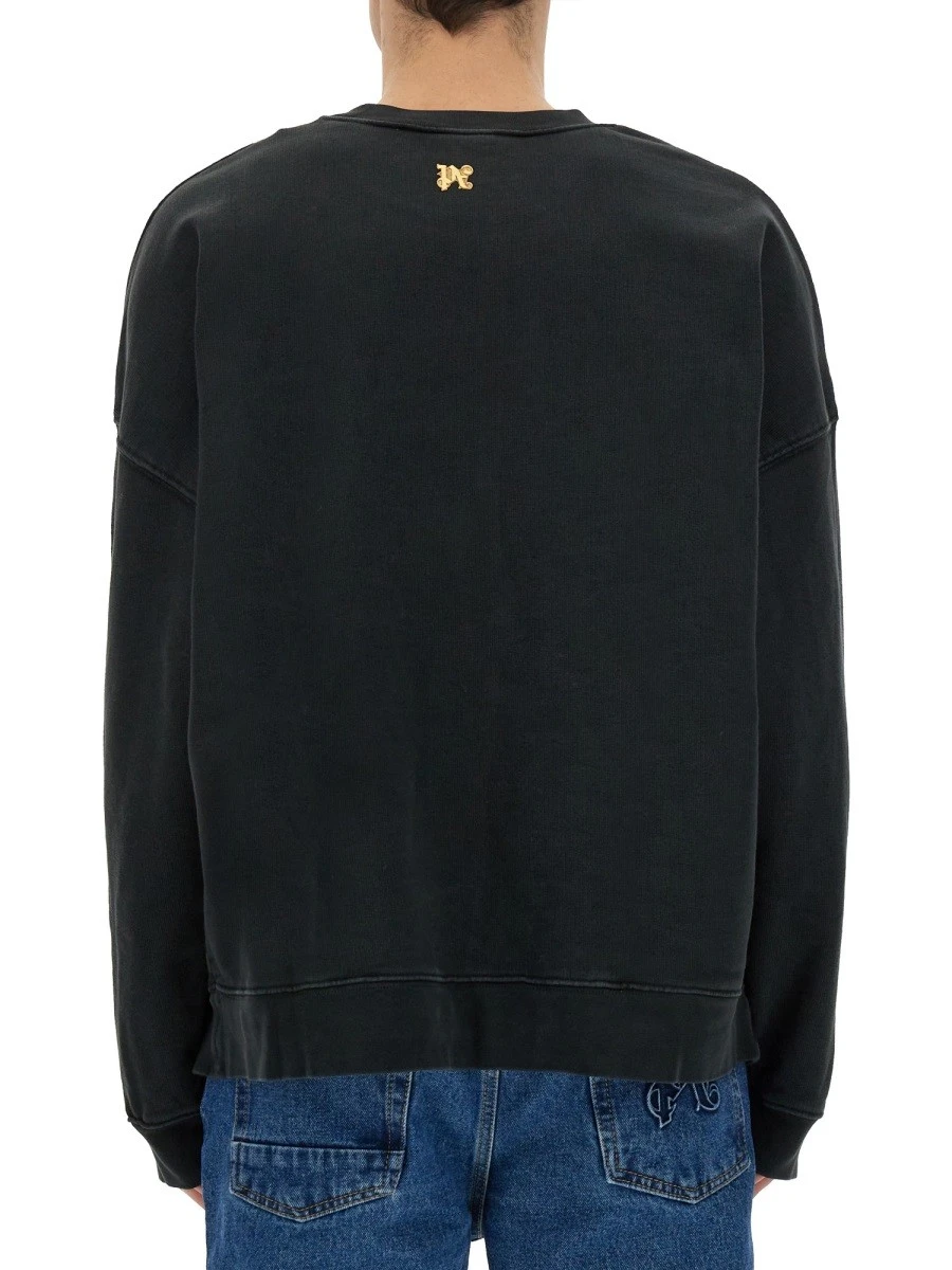 "BURNING MONOGRAM" PRINT SWEATSHIRT.webp