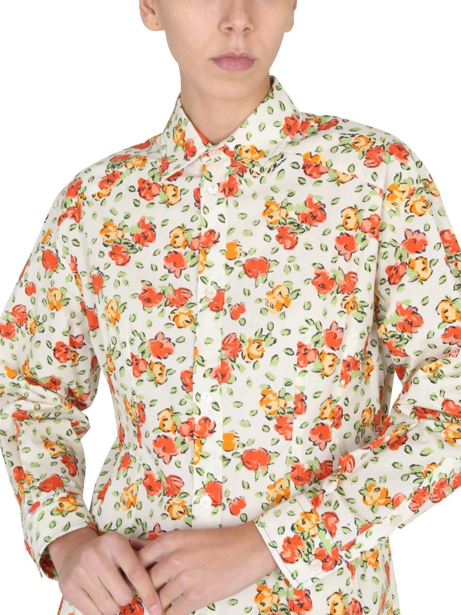 SHIRT DRESS WITH FLORAL PATTERN.webp