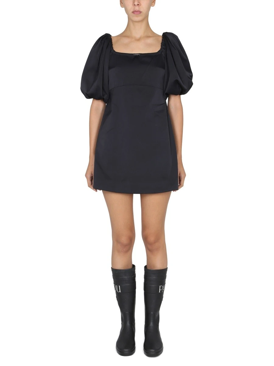 MINI DRESS WITH BALLOON SLEEVES.webp