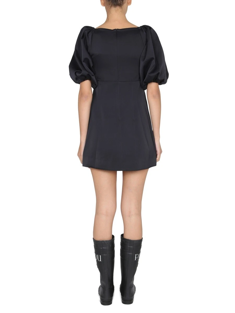 MINI DRESS WITH BALLOON SLEEVES.webp