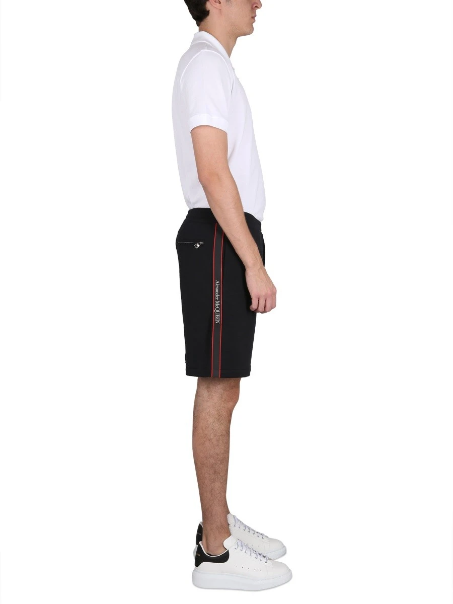 BERMUDA SHORTS WITH SELVEDGE LOGO BAND.webp