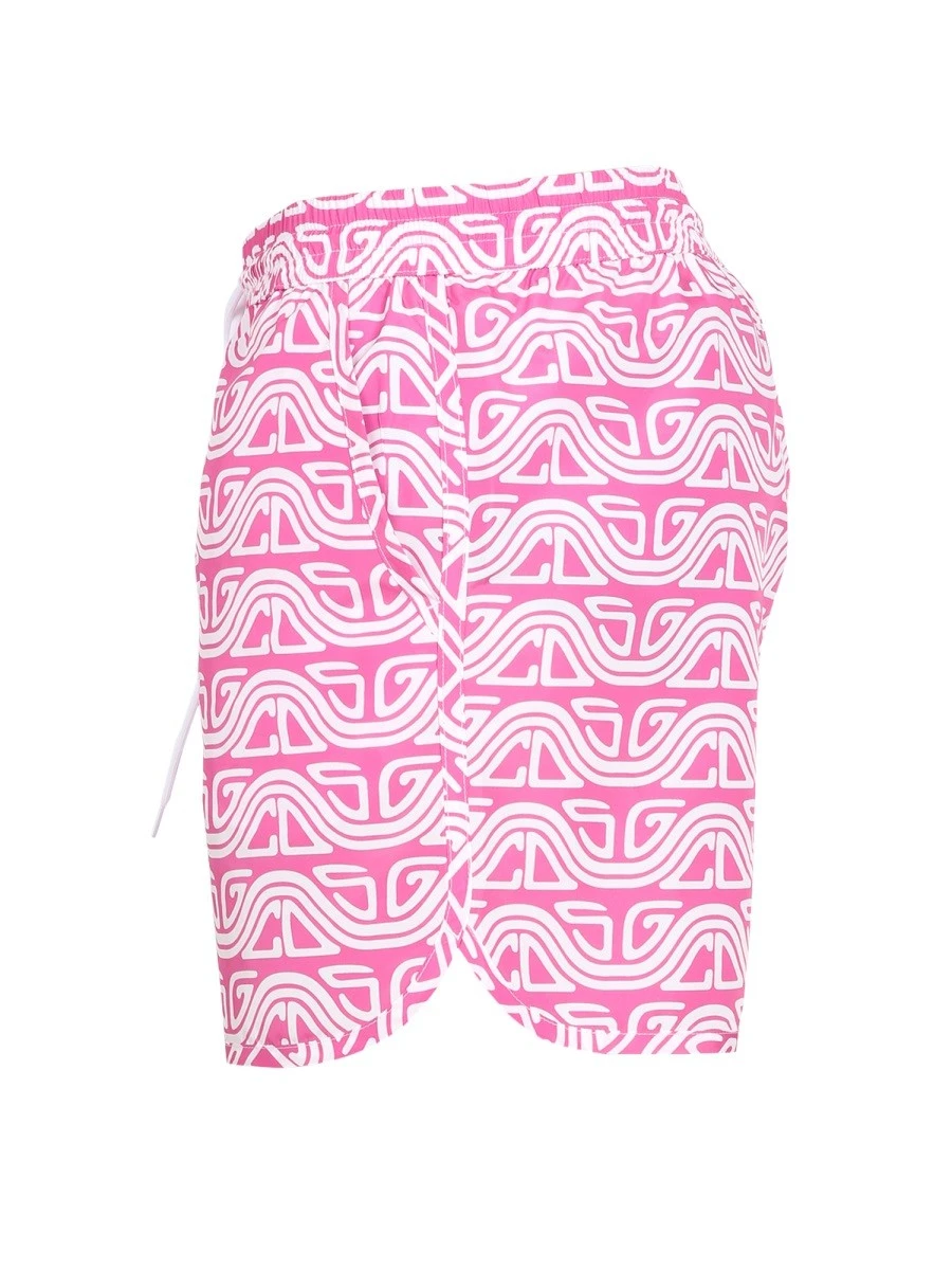 COSTUME WITH WAVED PRINT
