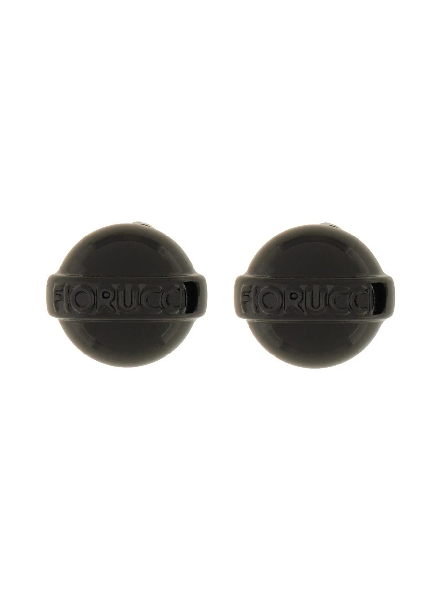 GLOSSY BLACK MINI LOLLIPOP EARRING.webp