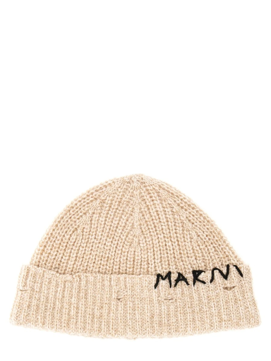BEANIE HAT WITH "MARNI MENDING" EMBROIDERY.webp