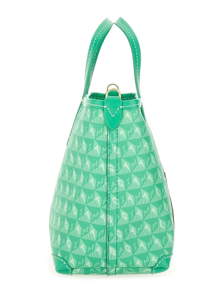 XS TOTE BAG WITH "I AM A PLASTIC BAG" PATTERN.webp