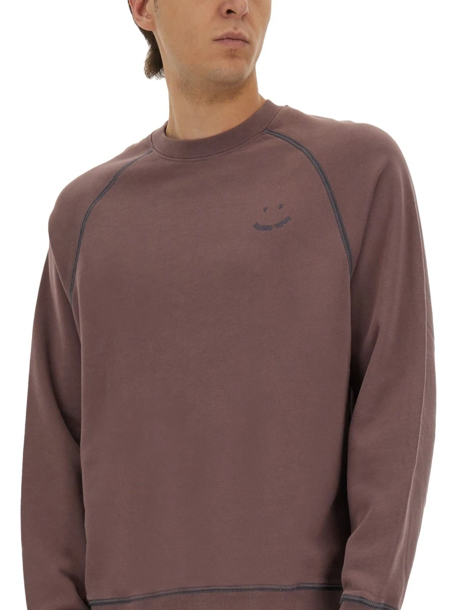 SWEATSHIRT WITH EMBROIDERY PS HAPPY.webp