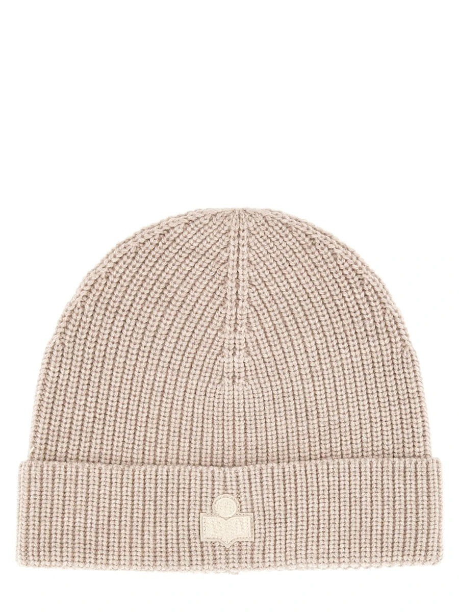 WOOL HAT WITH LOGO PATCH.webp