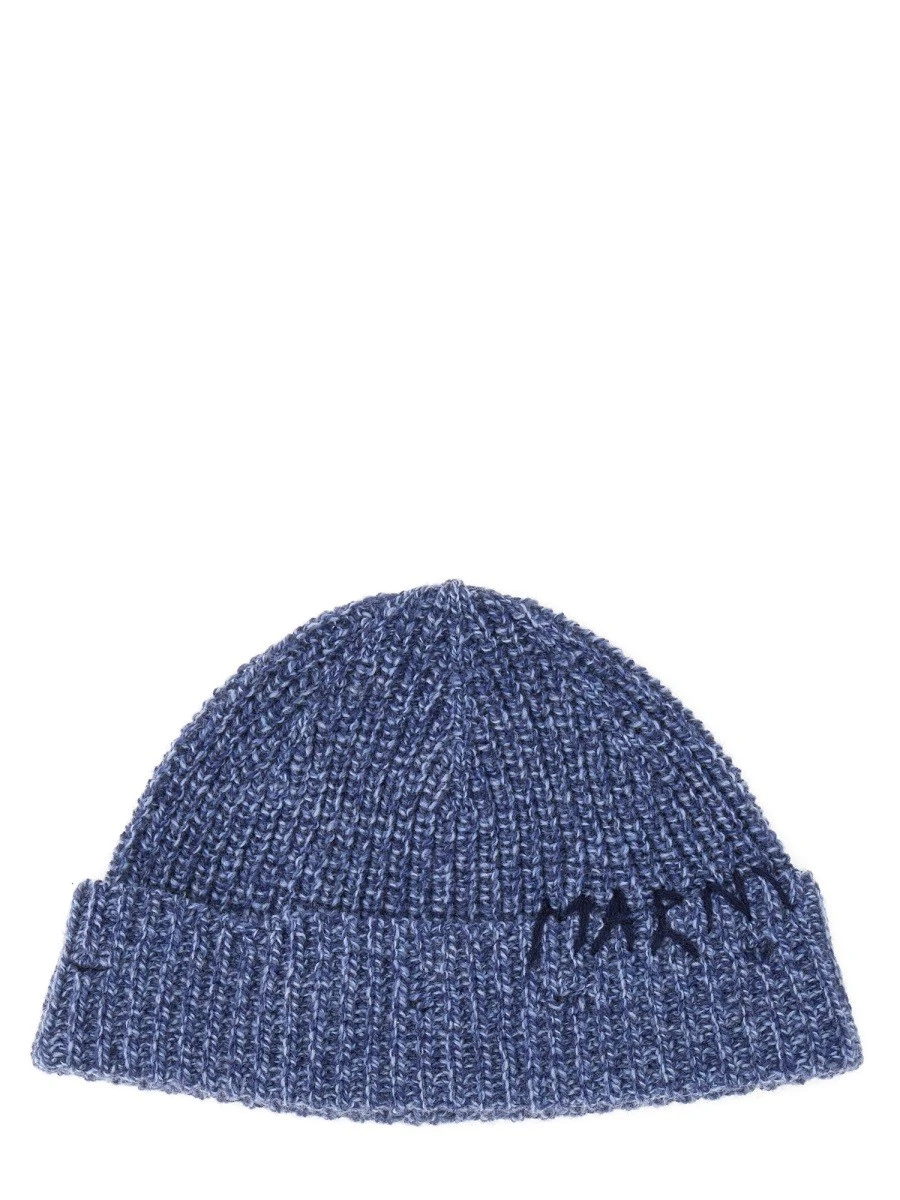 BEANIE HAT WITH "MARNI MENDING" EMBROIDERY.webp