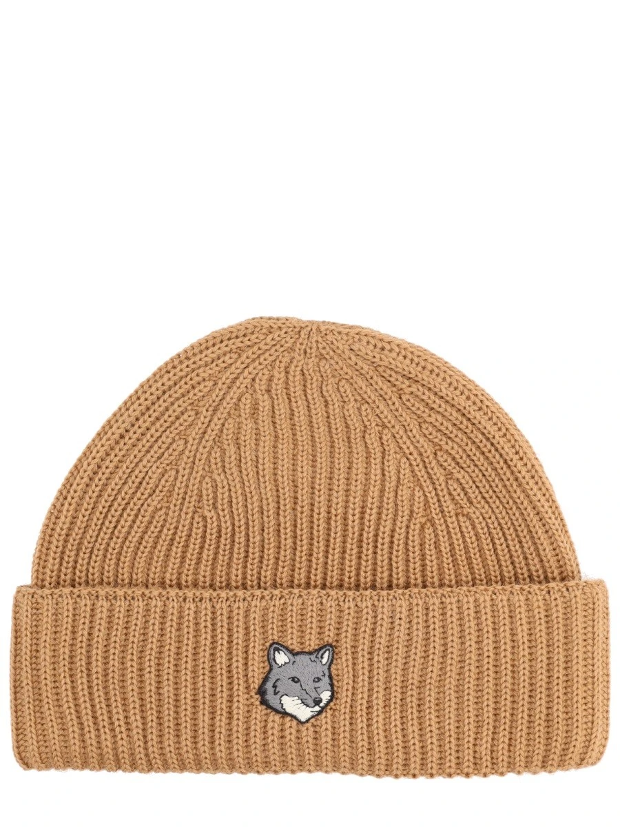 BEANIE WITH FOX PATCH.webp