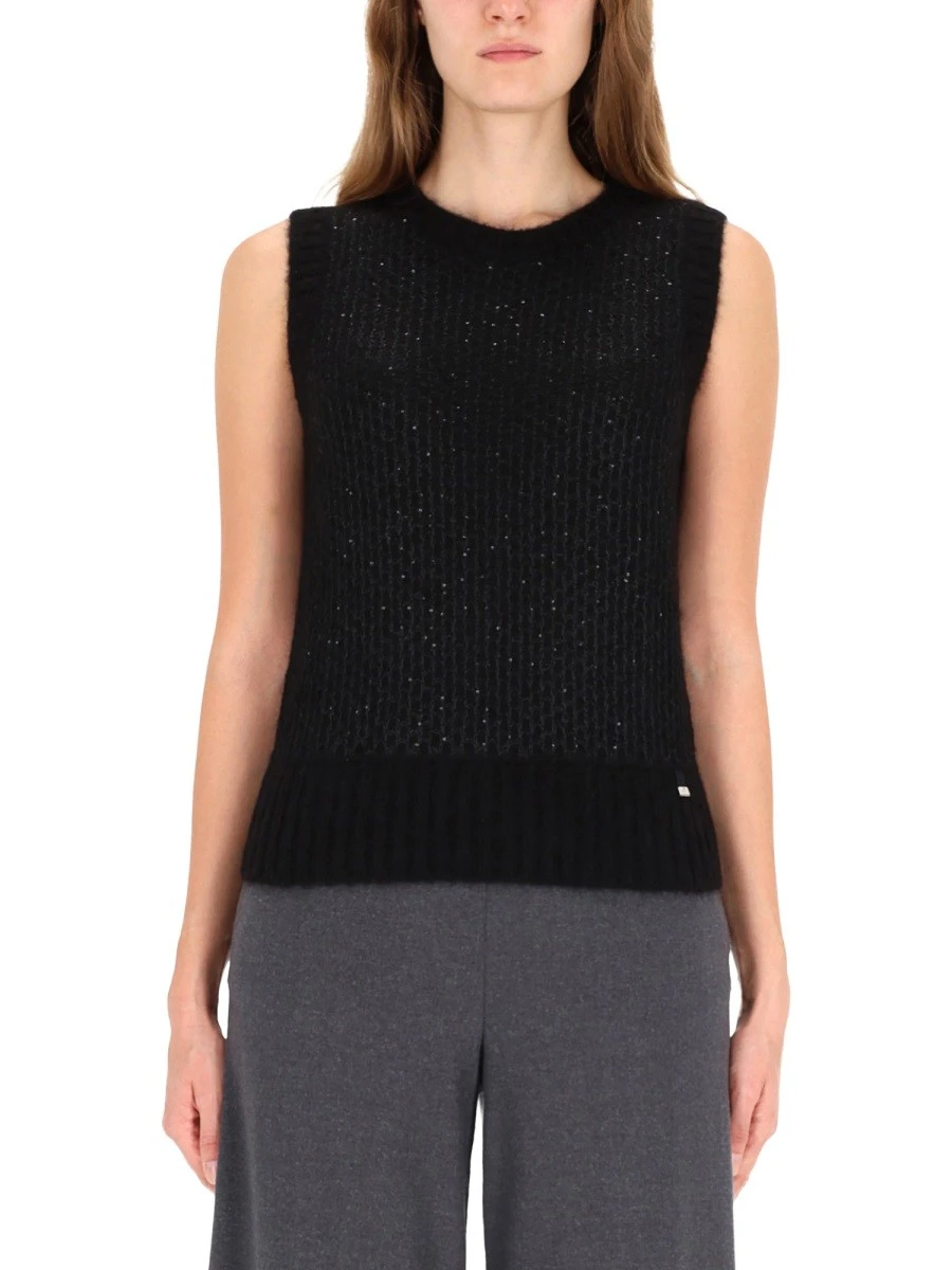 METALLIC EFFECT SEQUINED VEST.webp