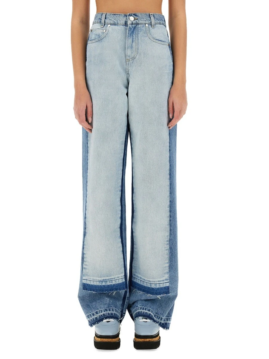 STRAIGHT-LEG JEANS WITH CONTRASTING PANELS.webp