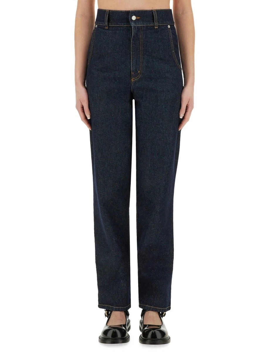 "LAUREL CROWN PATCH" DENIM PANTS.webp