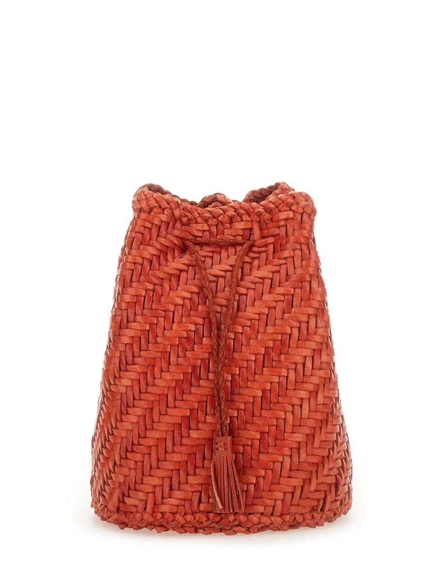 BORSA "POMPOM DOUBLE JUMP TAN".webp