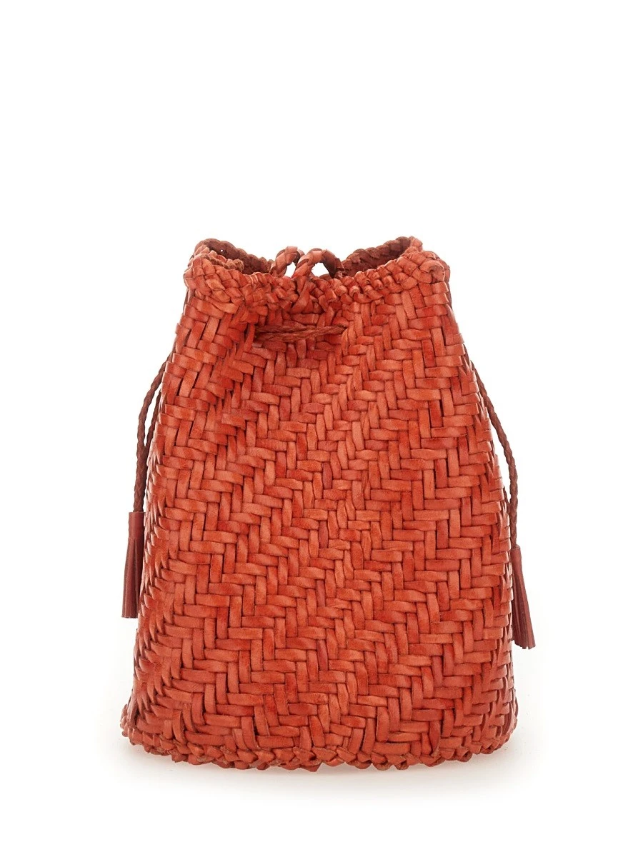 BORSA "POMPOM DOUBLE JUMP TAN".webp