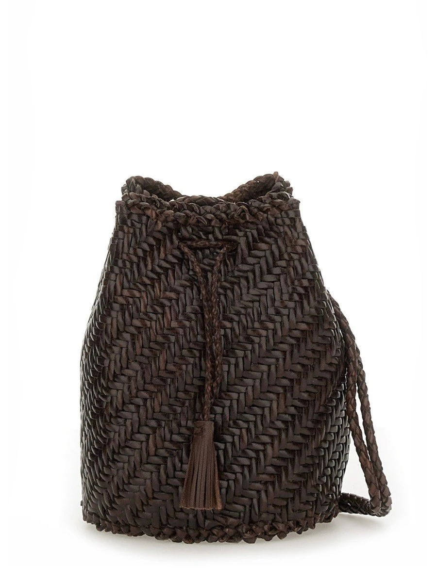 BORSA "POMPOM DOUBLE JUMP TAN".webp