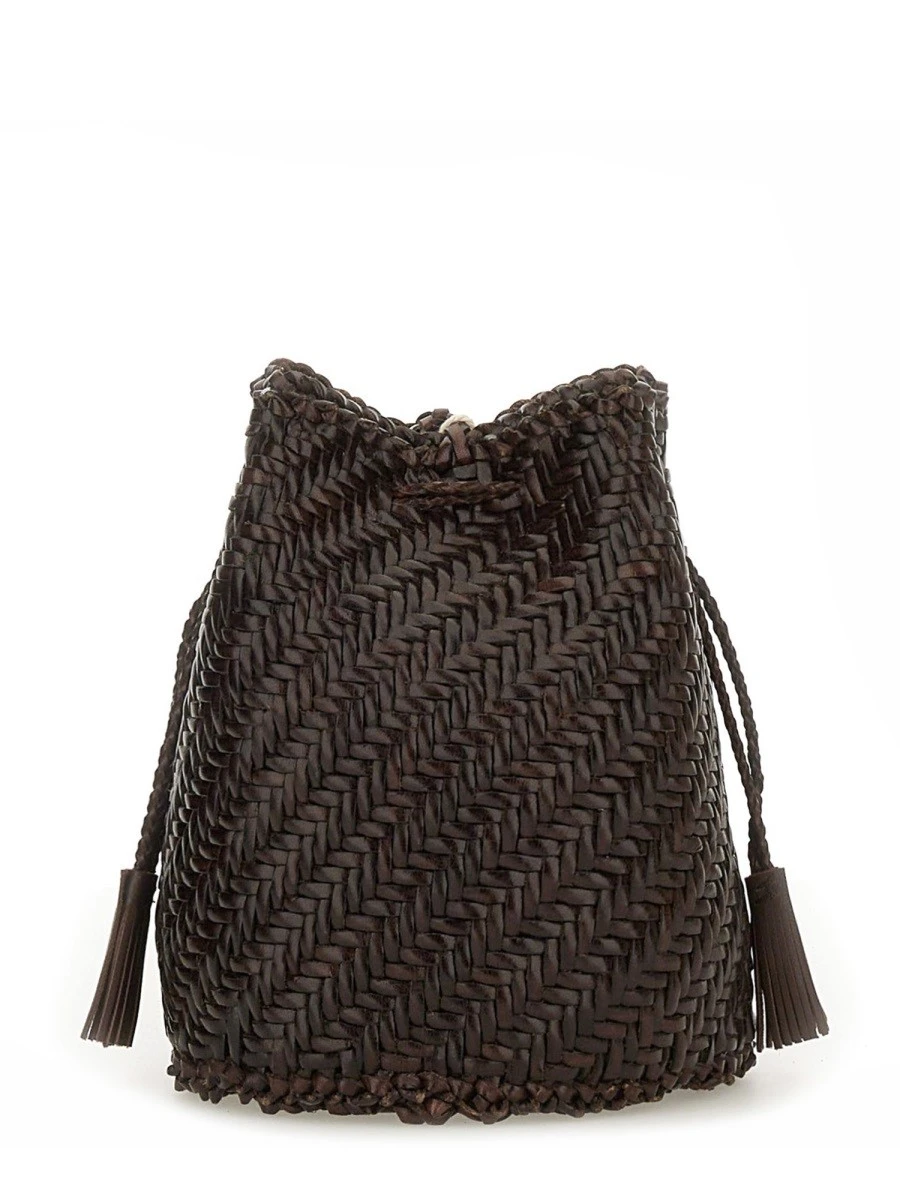 BORSA "POMPOM DOUBLE JUMP TAN".webp