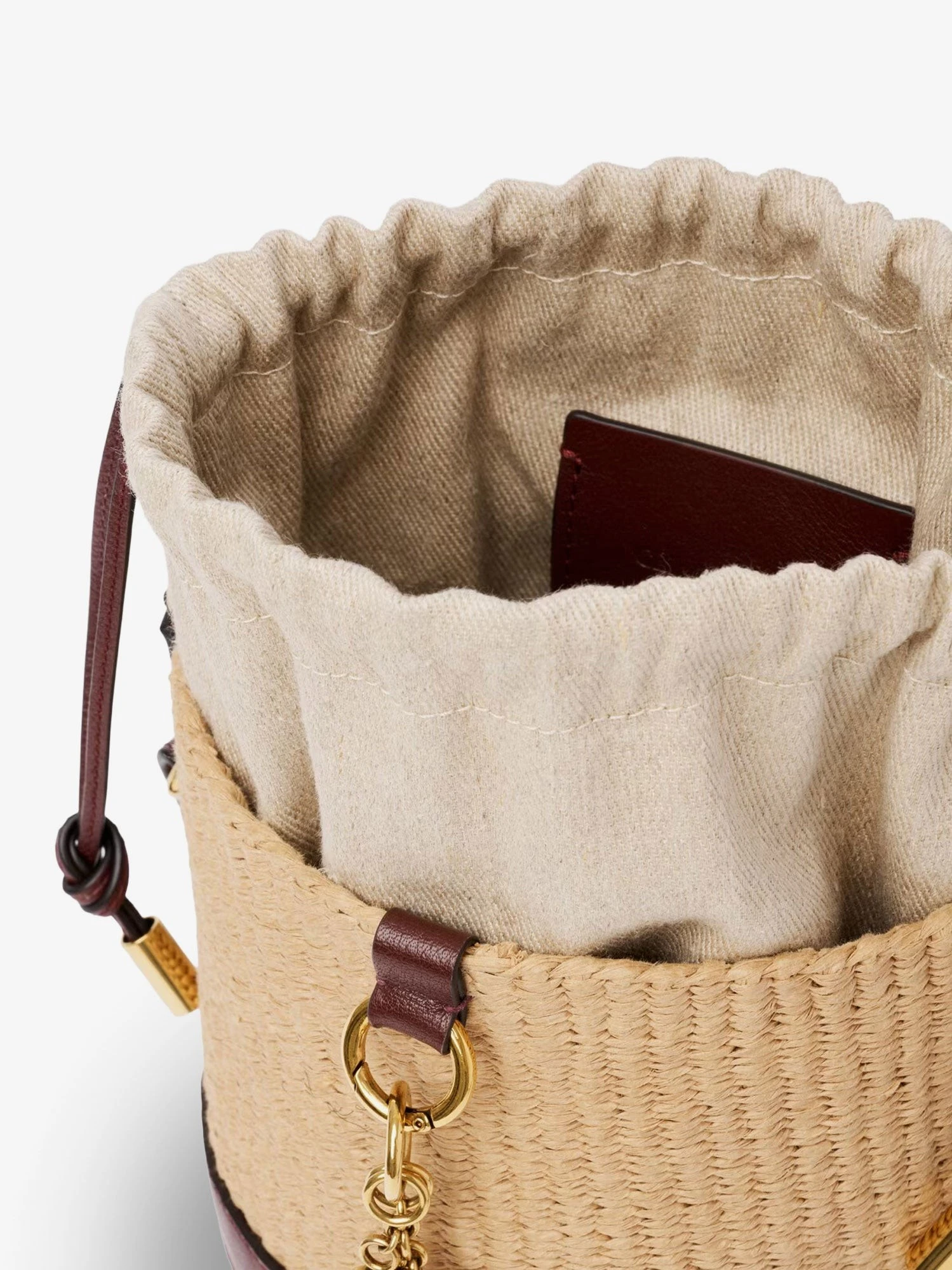 Chloé Charms natural fibers bucket bag.webp