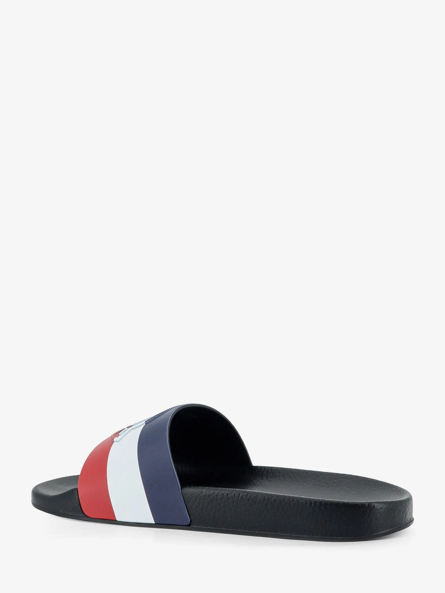 Basile rubber sandals with front logo patch.webp