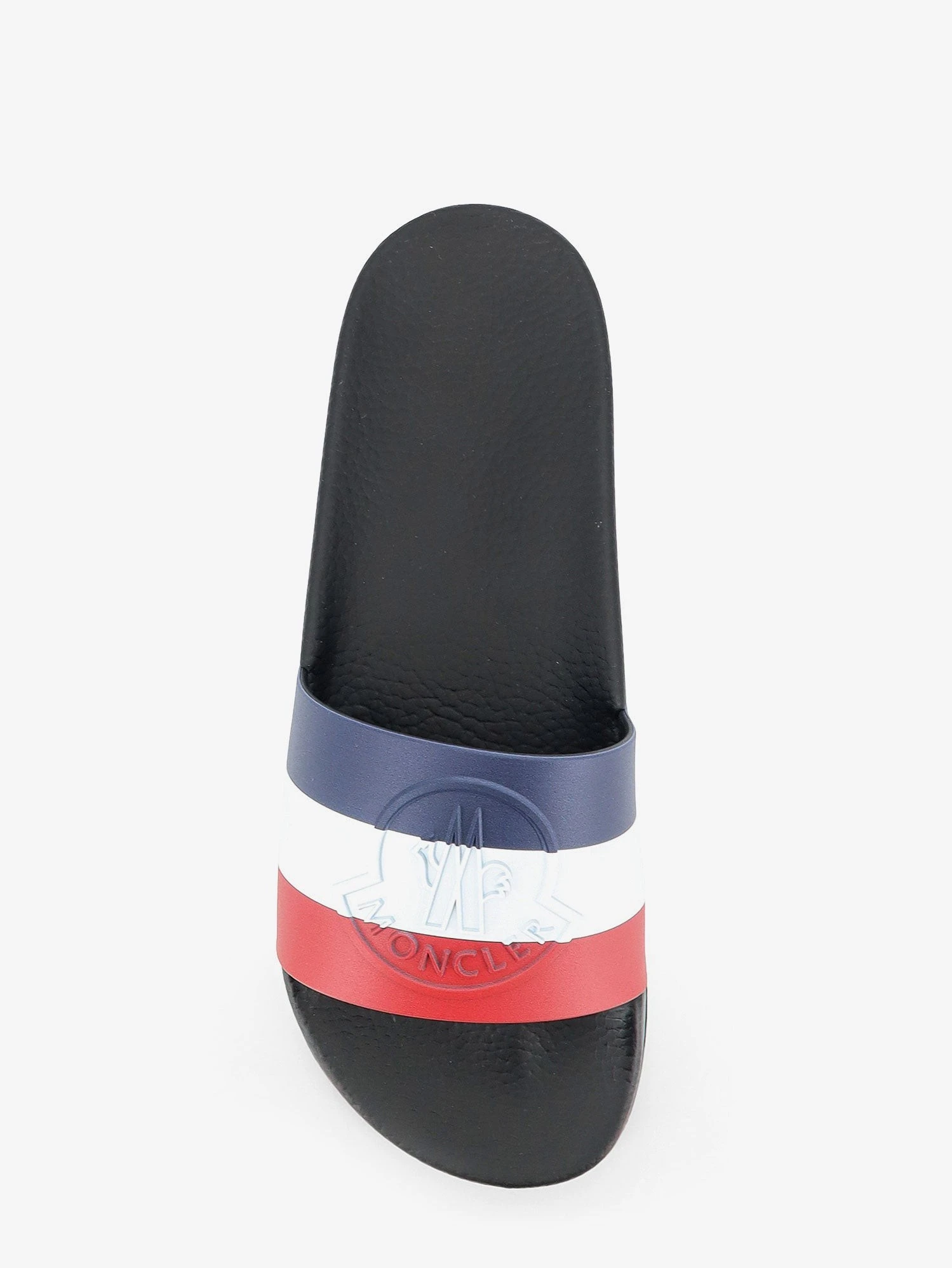 Basile rubber sandals with front logo patch.webp