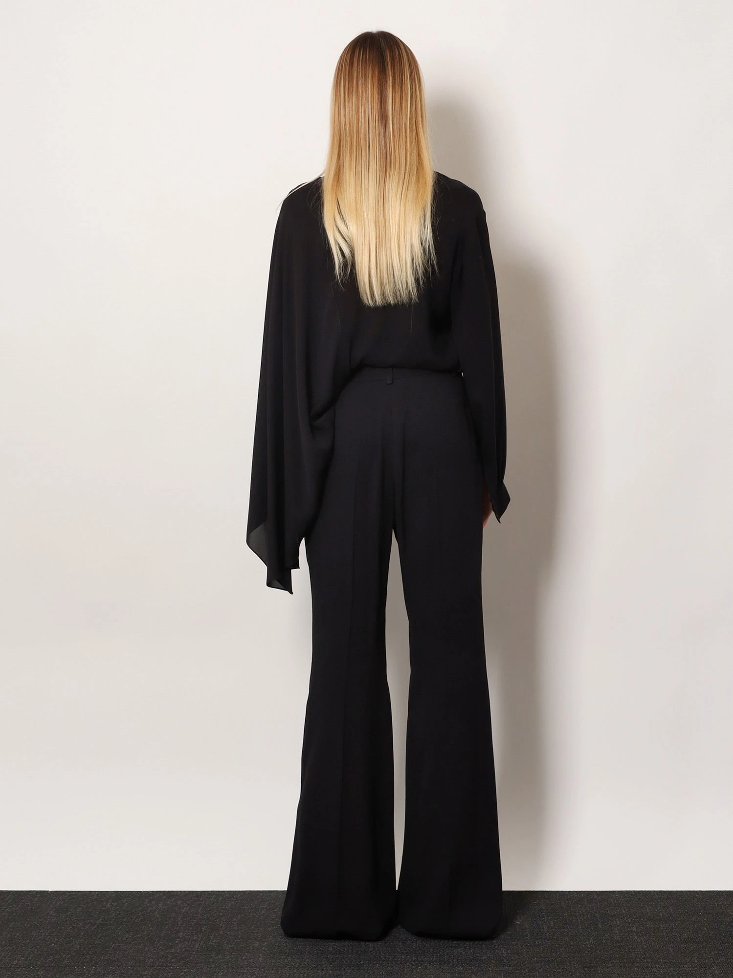 Viscose trousers with flared bottom.webp
