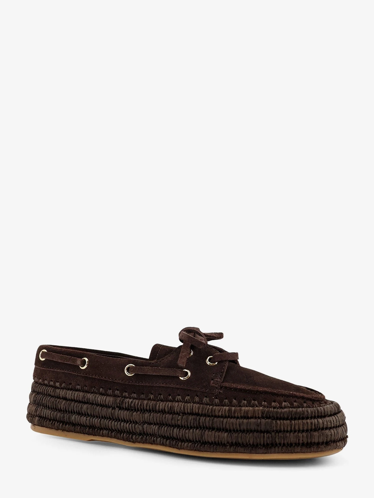 Penelope suede and raffia loafers.webp