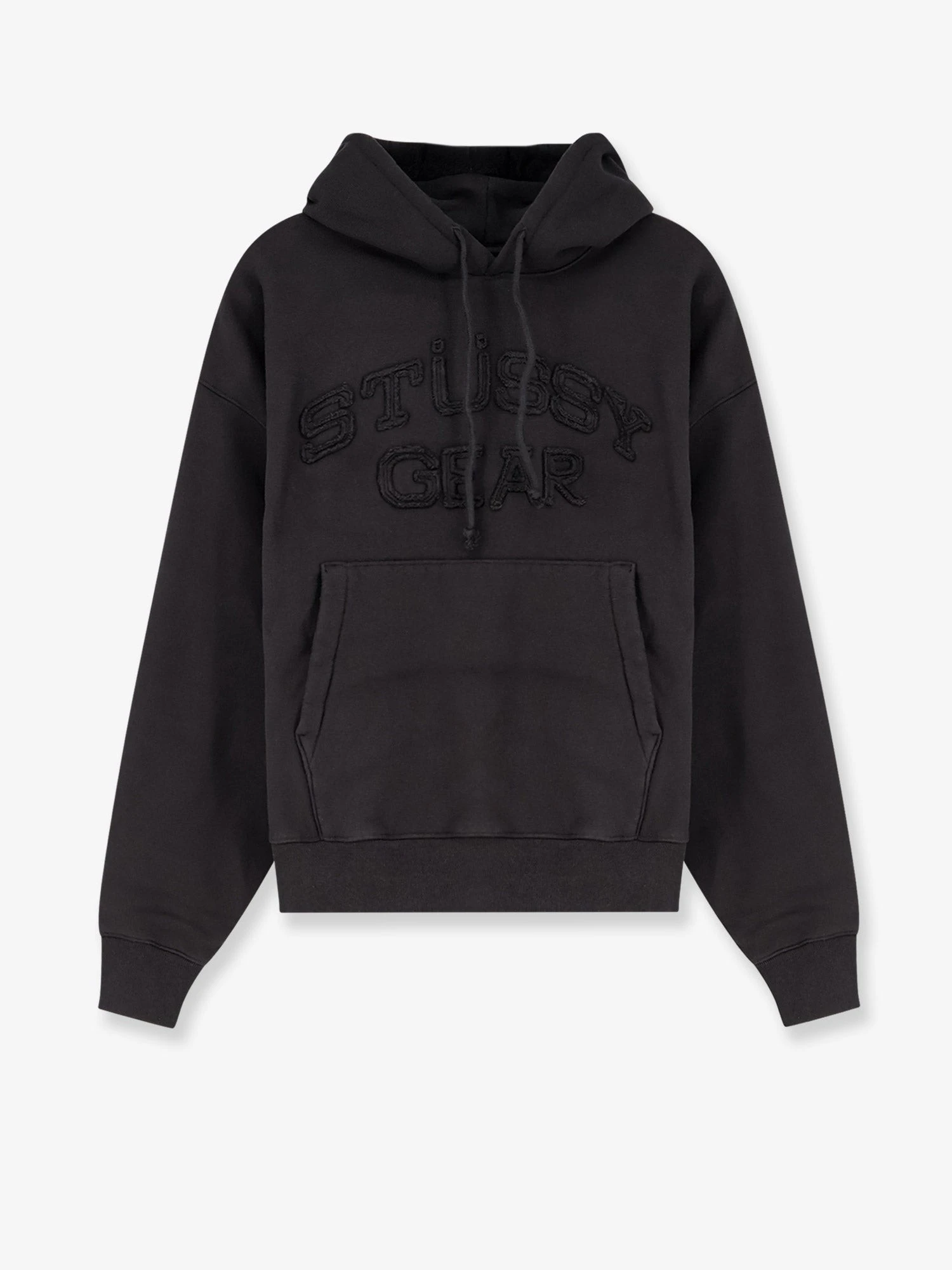 Cotton blend sweatshirt with front logo.webp