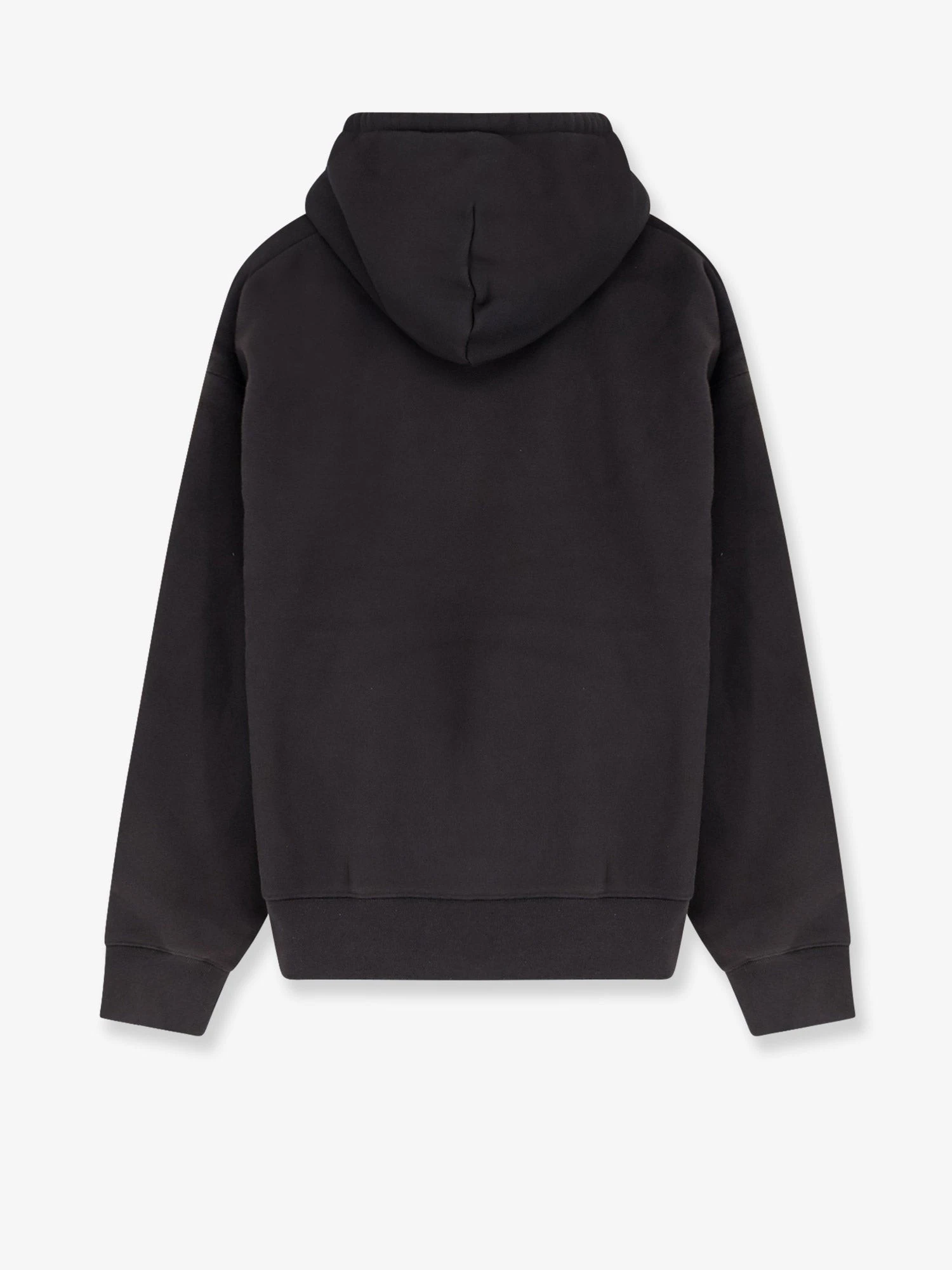 Cotton blend sweatshirt with front logo.webp