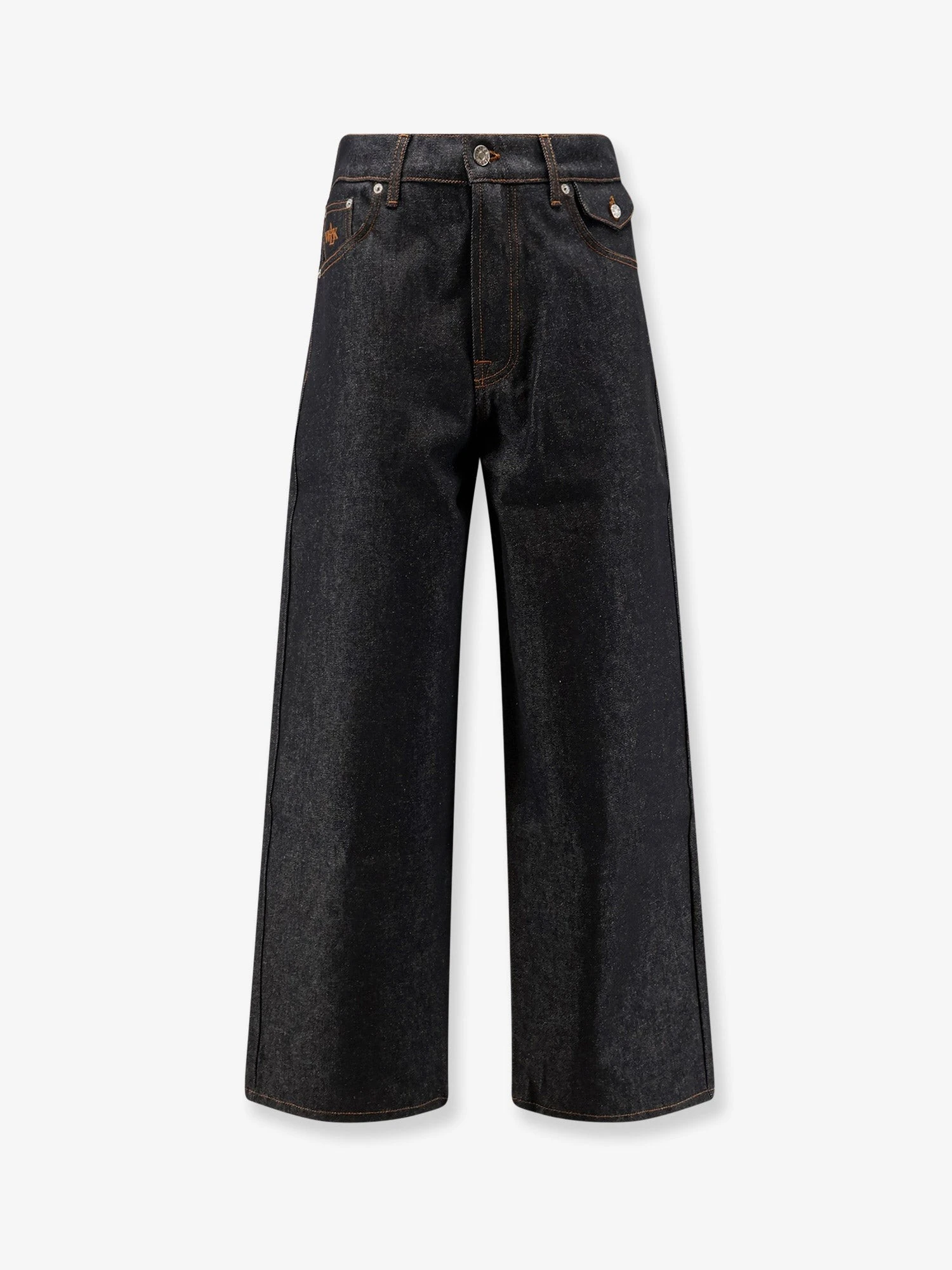 Baggy blue denim jeans.webp
