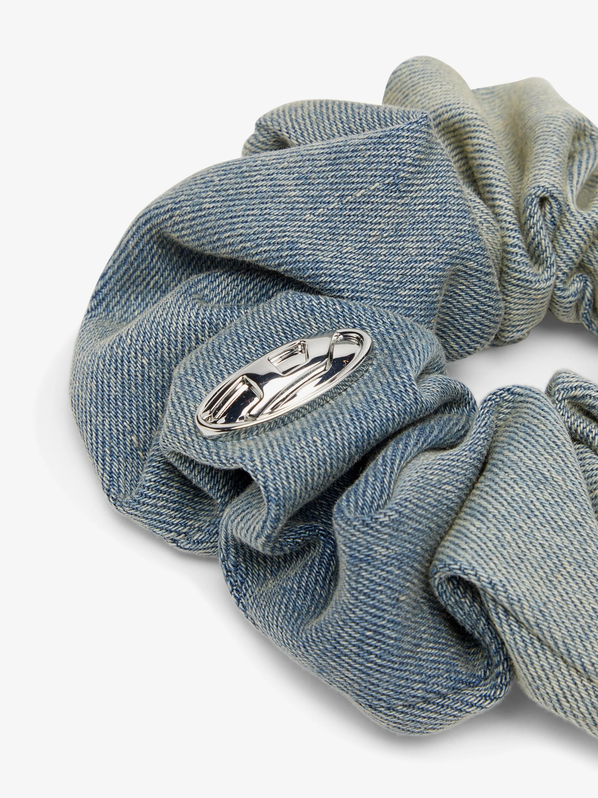 Denim Bangle Scrunchie Hair Tie.webp