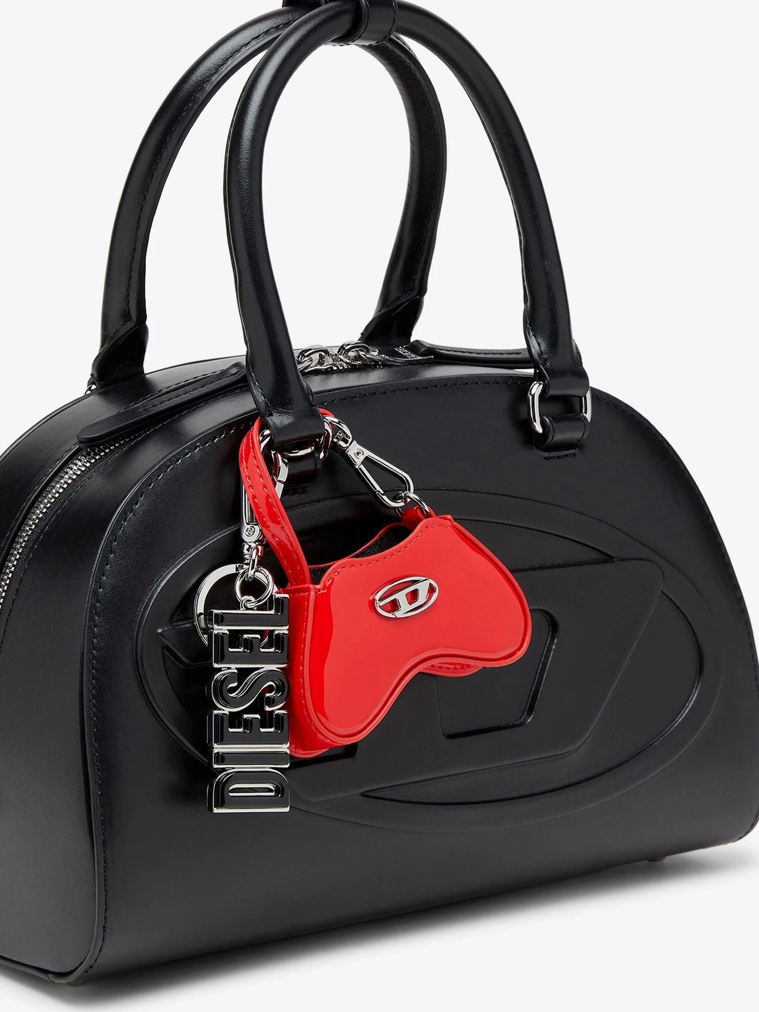 Glossy Play Charm keychain.webp