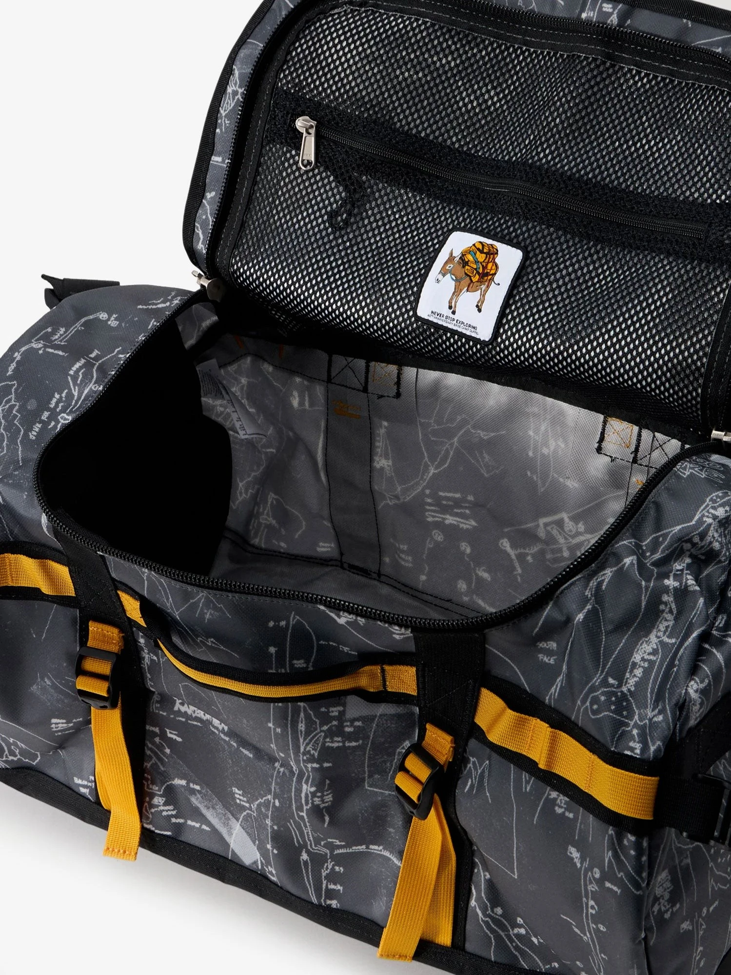 Recycled pvc Base Camp Duffel backpack.webp