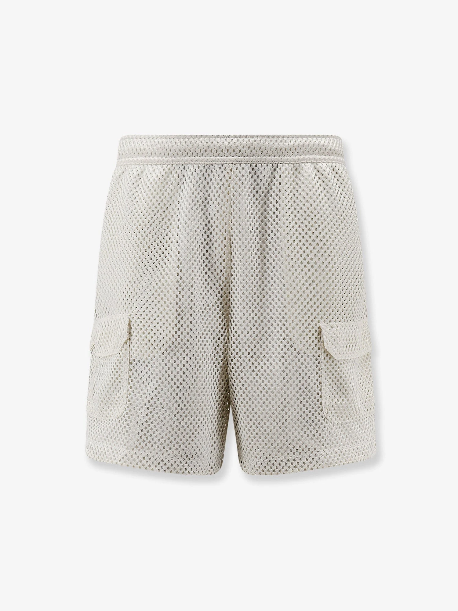 Nylon bermuda shorts with logo patch.webp