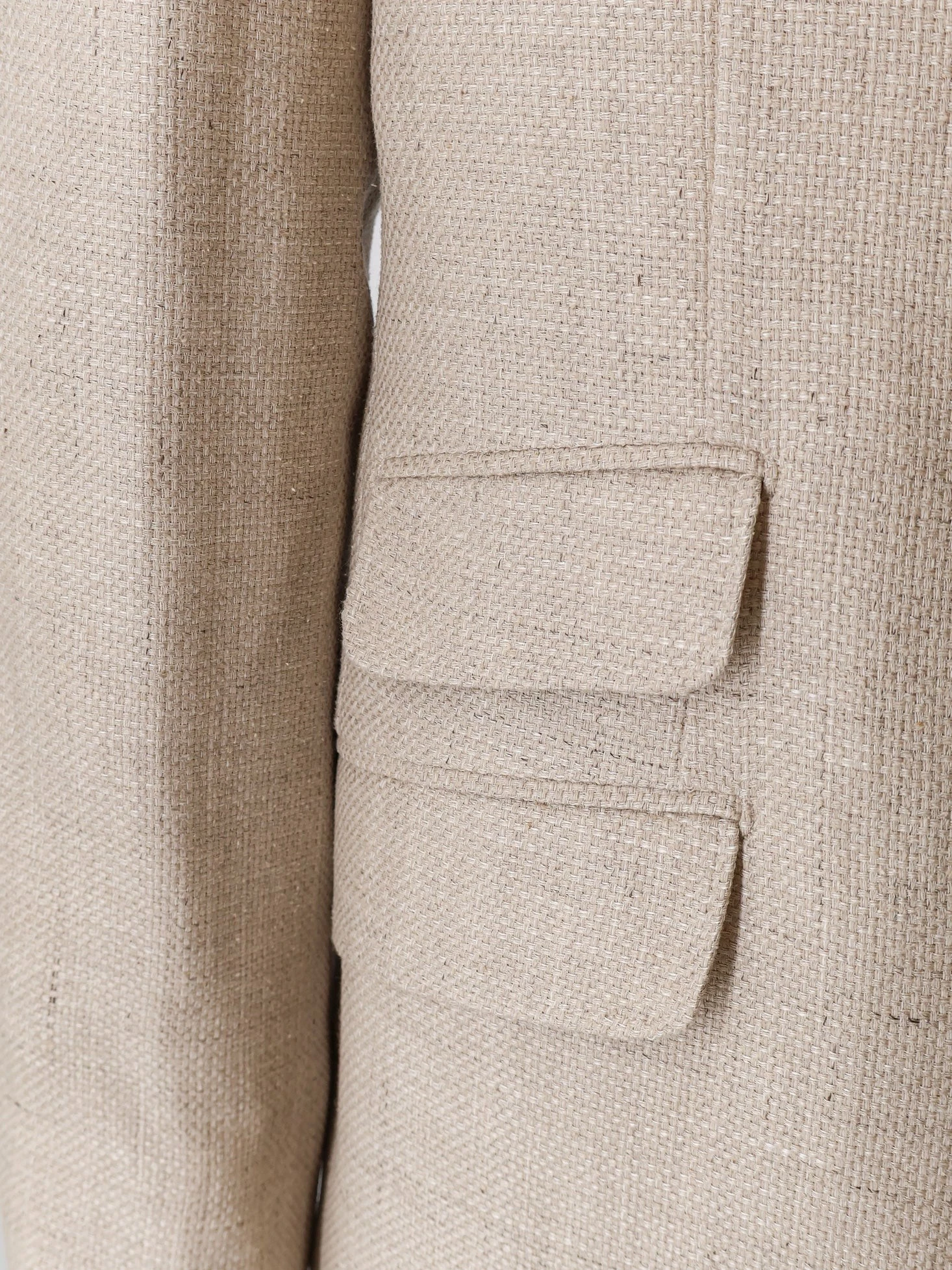 Silk, linen and wool suit