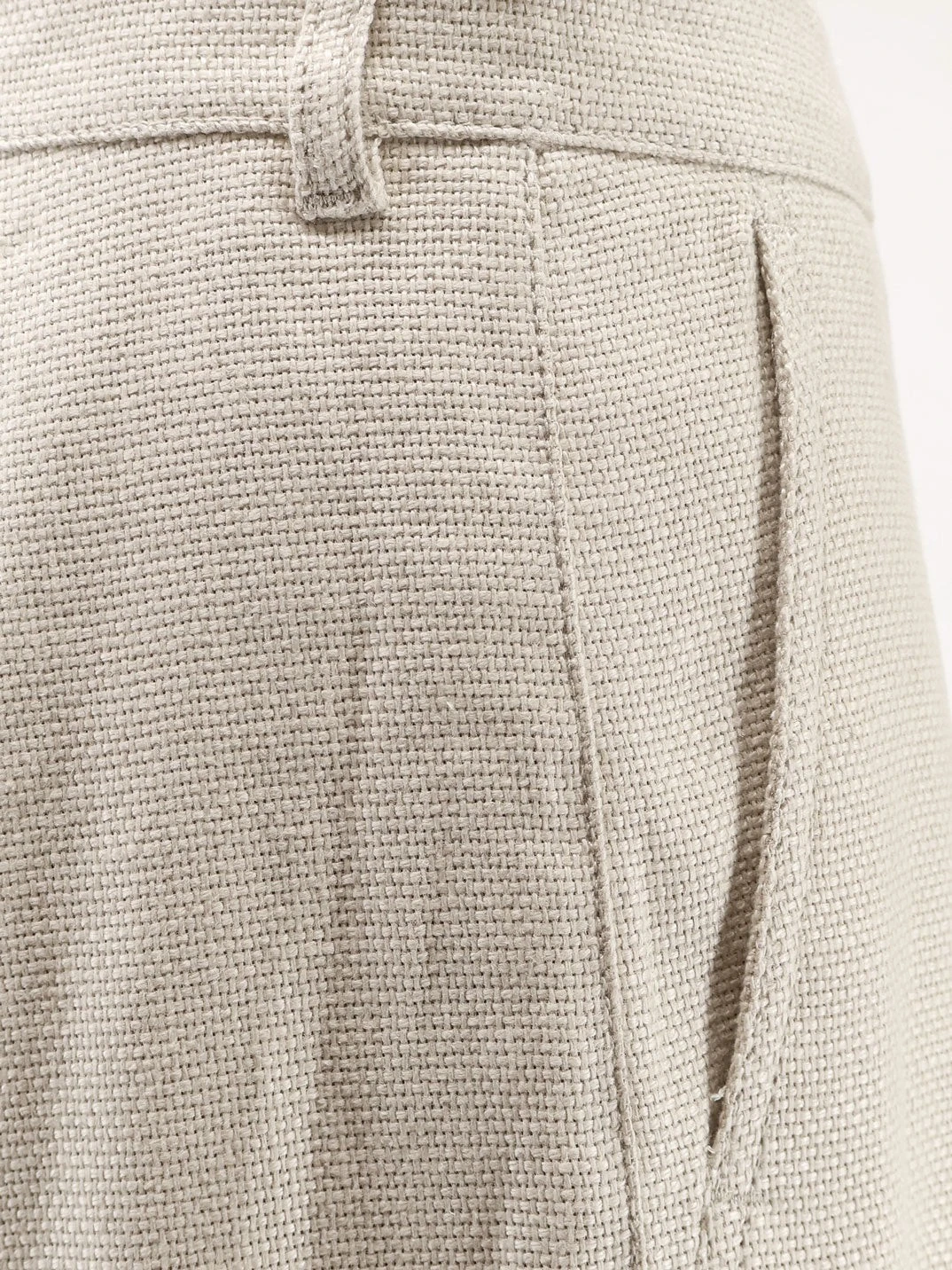 Stretch cotton and linen trousers.webp