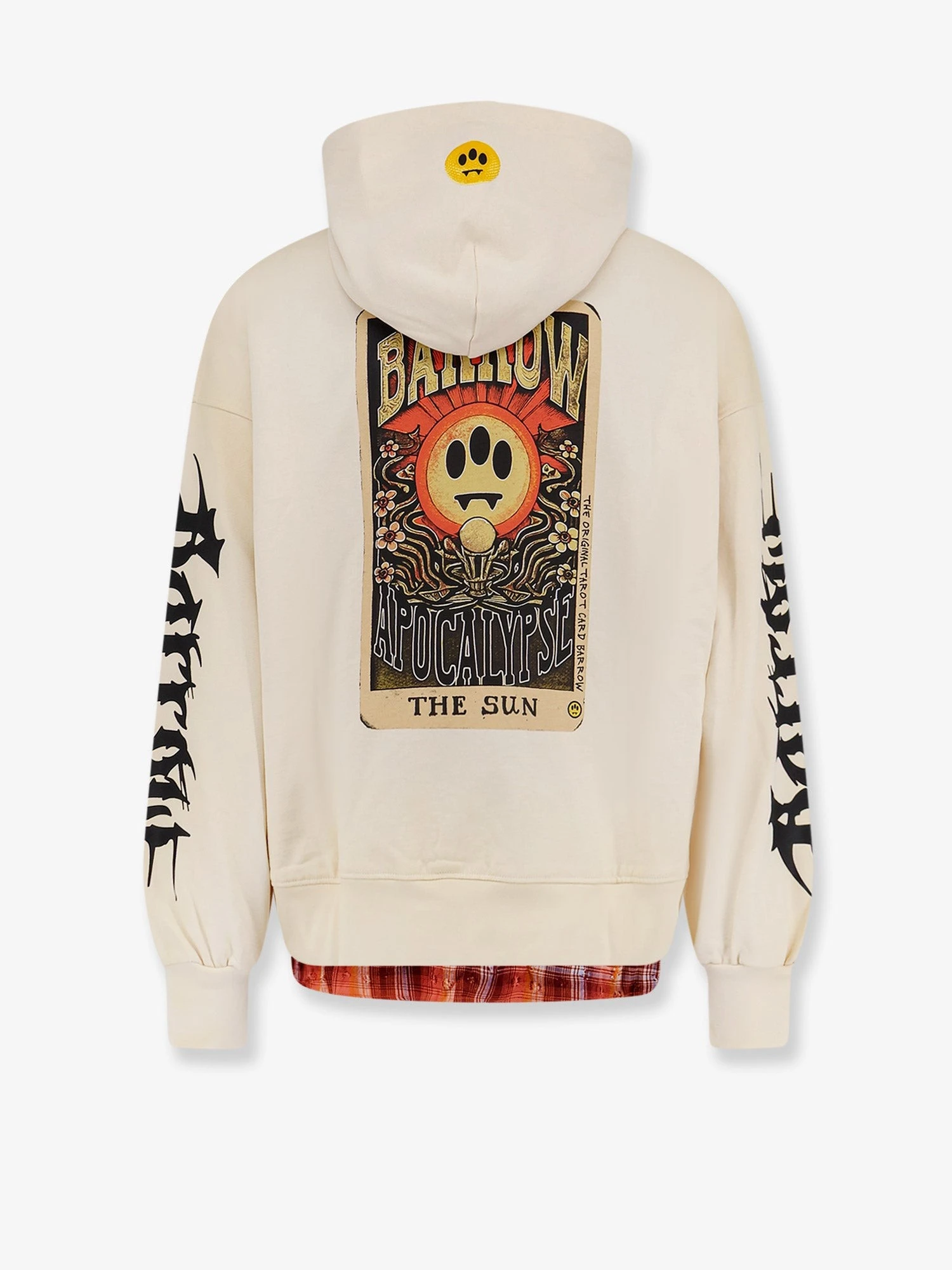 Cotton sweatshirt with logo print on the front.webp