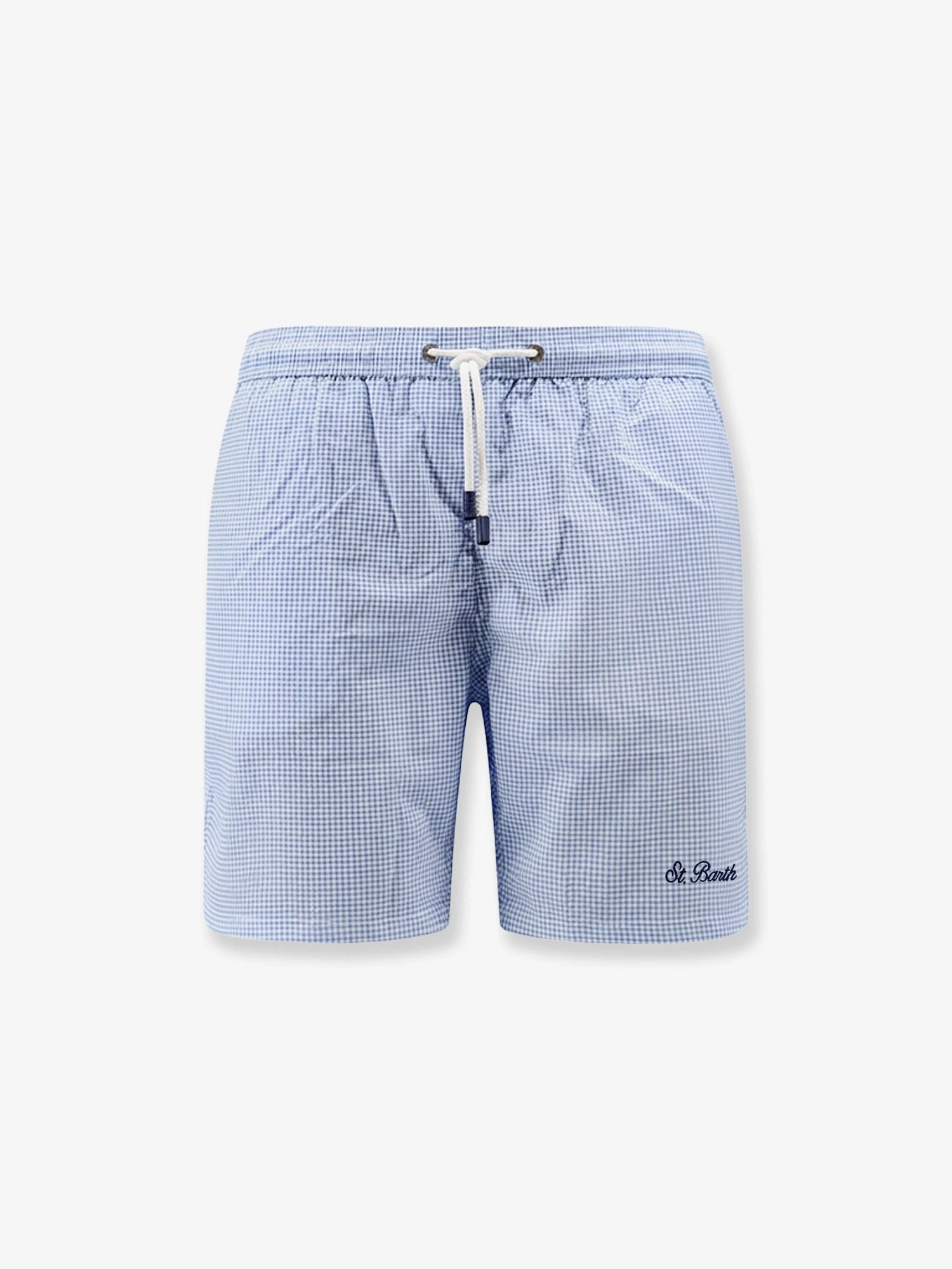 Nylon blend Swim boxer shorts in with micro pattern.webp