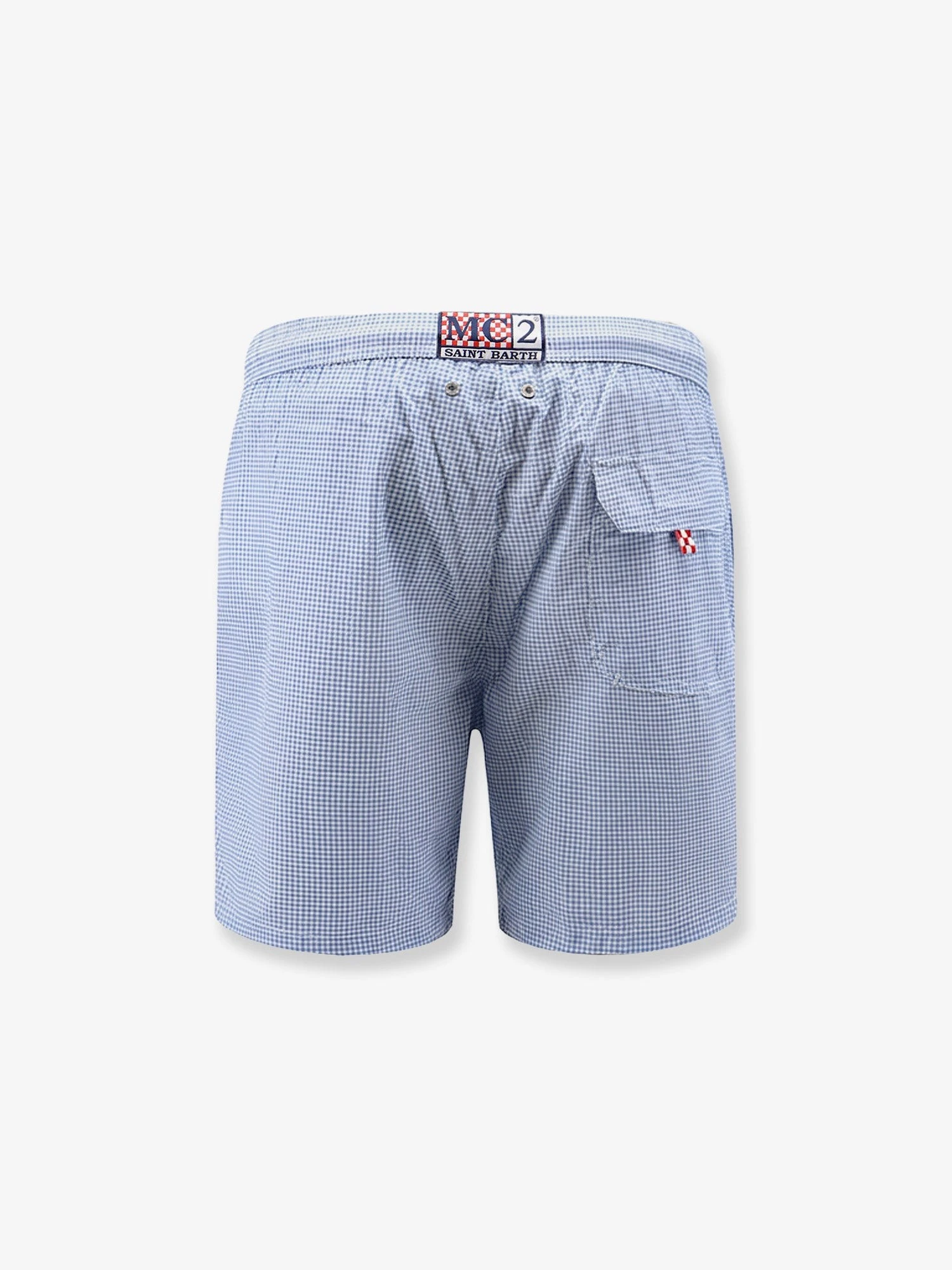 Nylon blend Swim boxer shorts in with micro pattern.webp