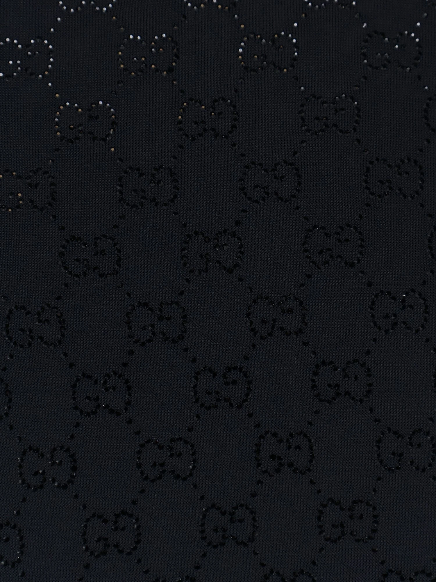 Long viscose dress with GG crystals.webp