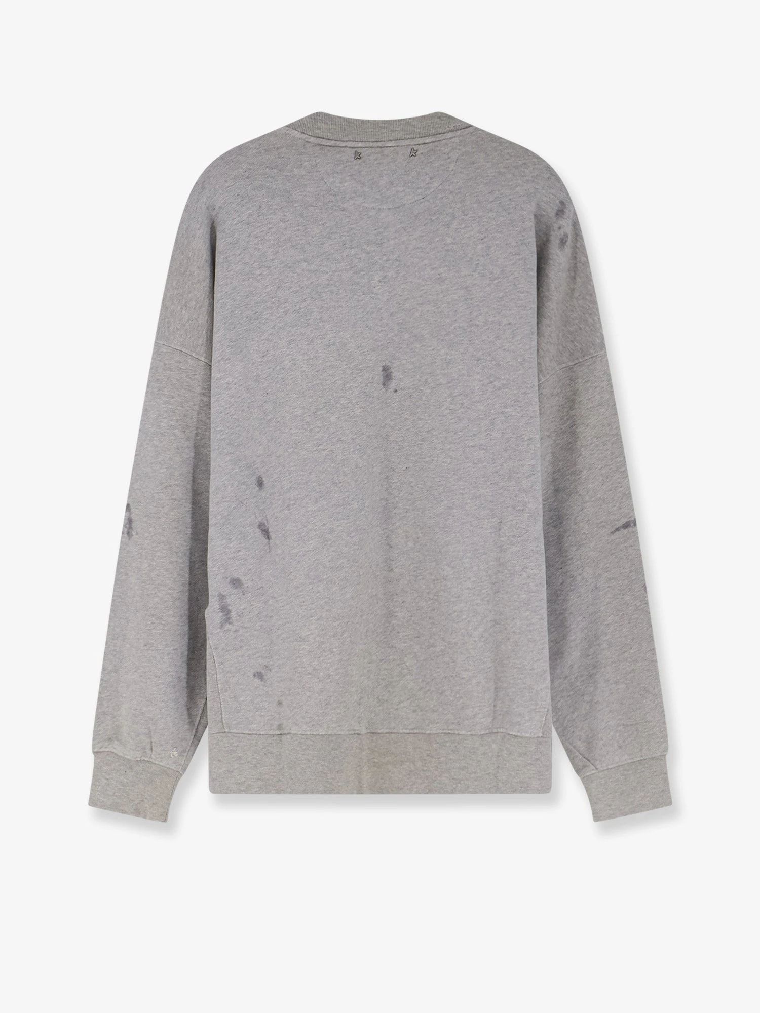 Cotton sweatshirt with print on the front.webp